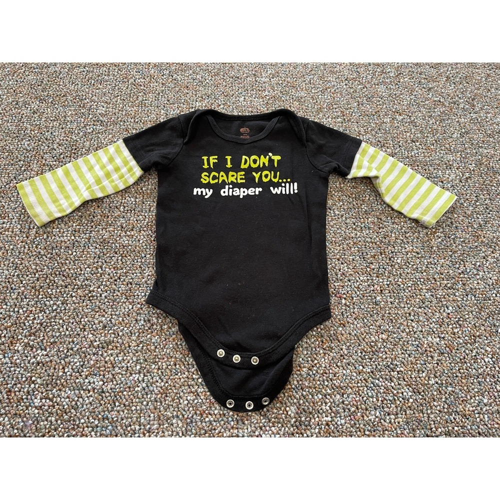 Boys If I Don't Scare You My Diaper Will! Bodysuit 18M